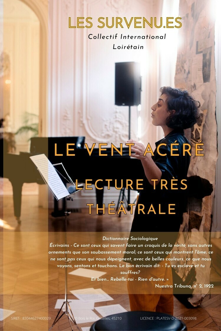 LE VENT ACÉRÉ - UNE LECTURE TRÈS THÉÂTRALE