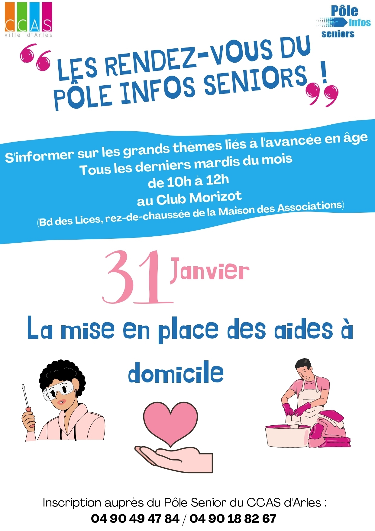 Information collective sur la mise en place des aides à domicile pour les seniors