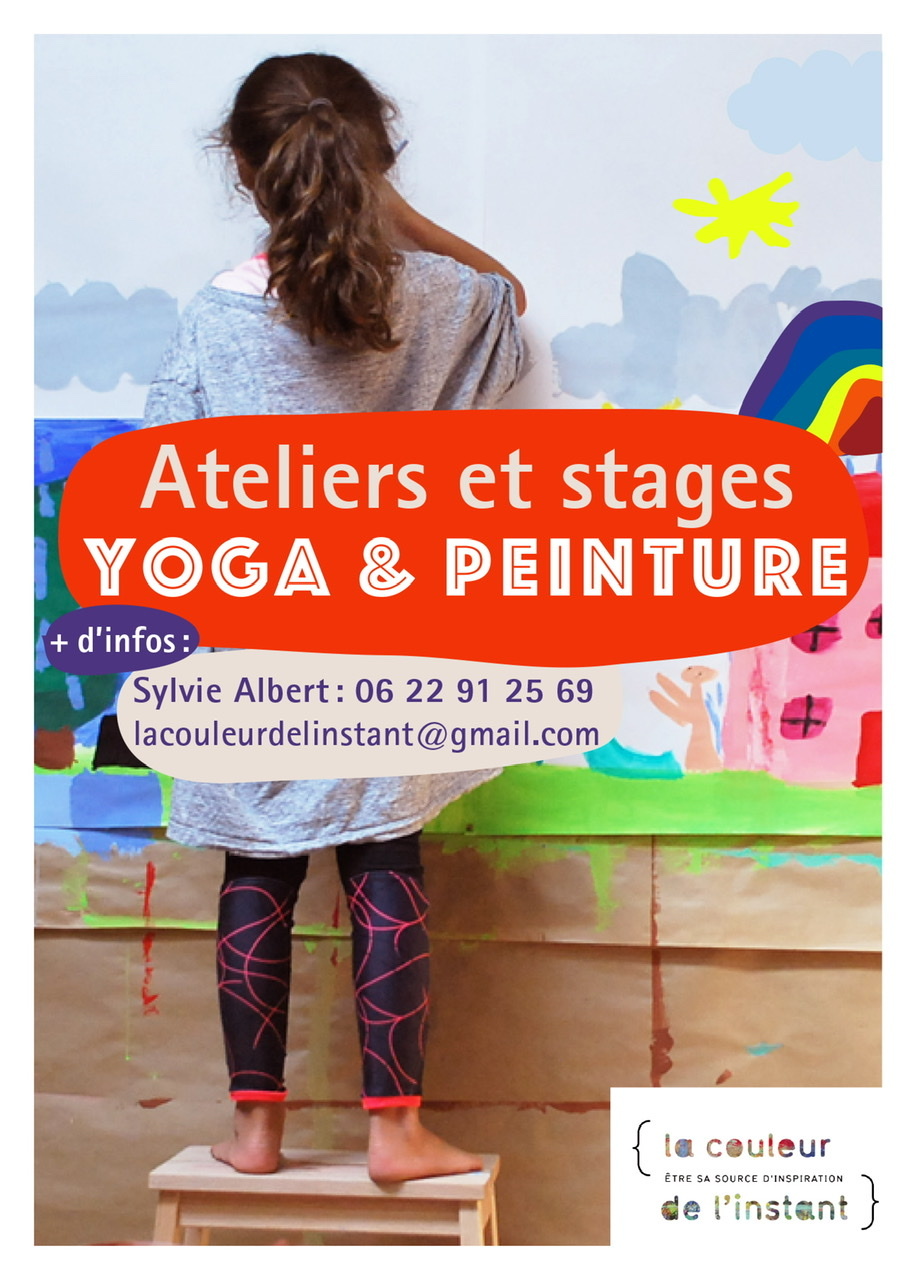 Atelier enfants : yoga ludique et expression libre en peinture