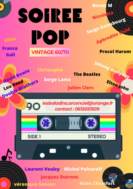SOIRÉE POP VINTAGE 60/70
