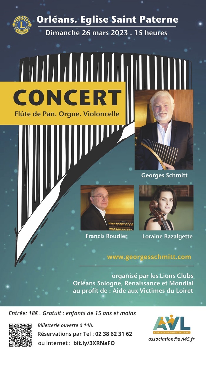 CONCERT FLÛTE DE PAN ORGUE VIOLONCELLE On sort ! Agenda des