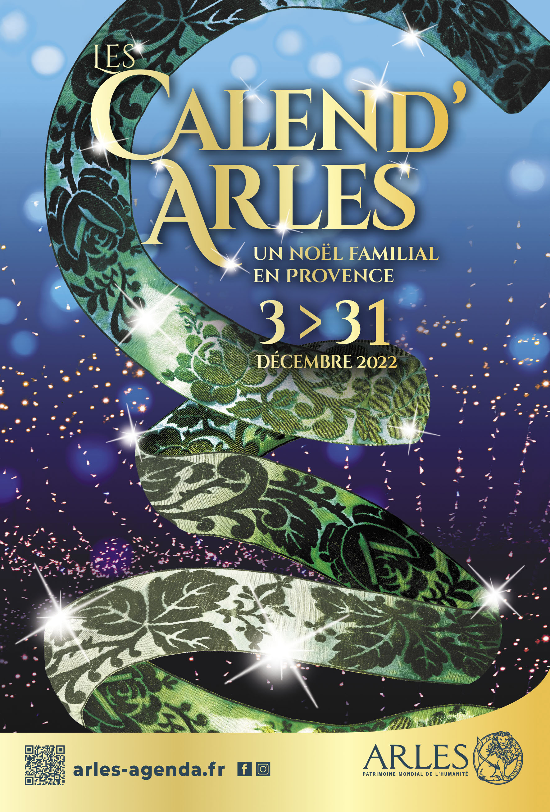 Noël à Arles, c'est Noël en Provence où la tradition est reine au côté de la modernité. Déambulations, crèches, concerts, contes, jeux, goûters, surprises rempliront la hotte du Père Noël.