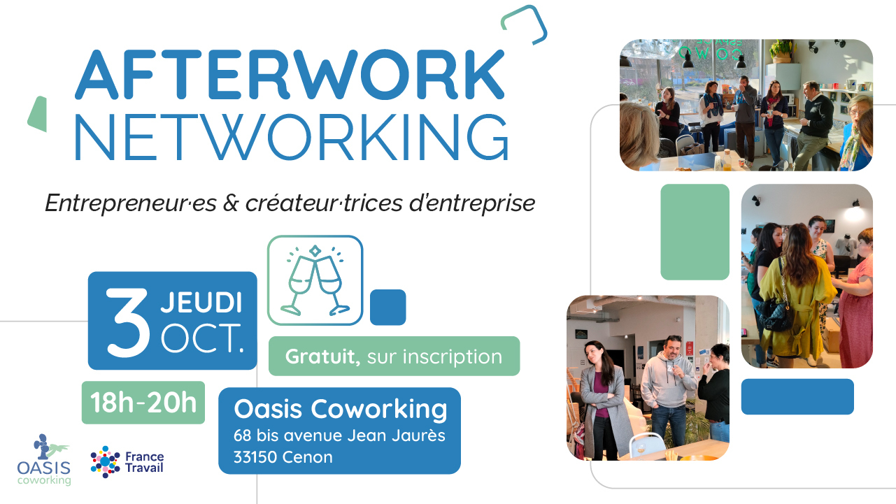 Afterwork networking - Entrepreneurs, chefs d'entreprise, décideurs