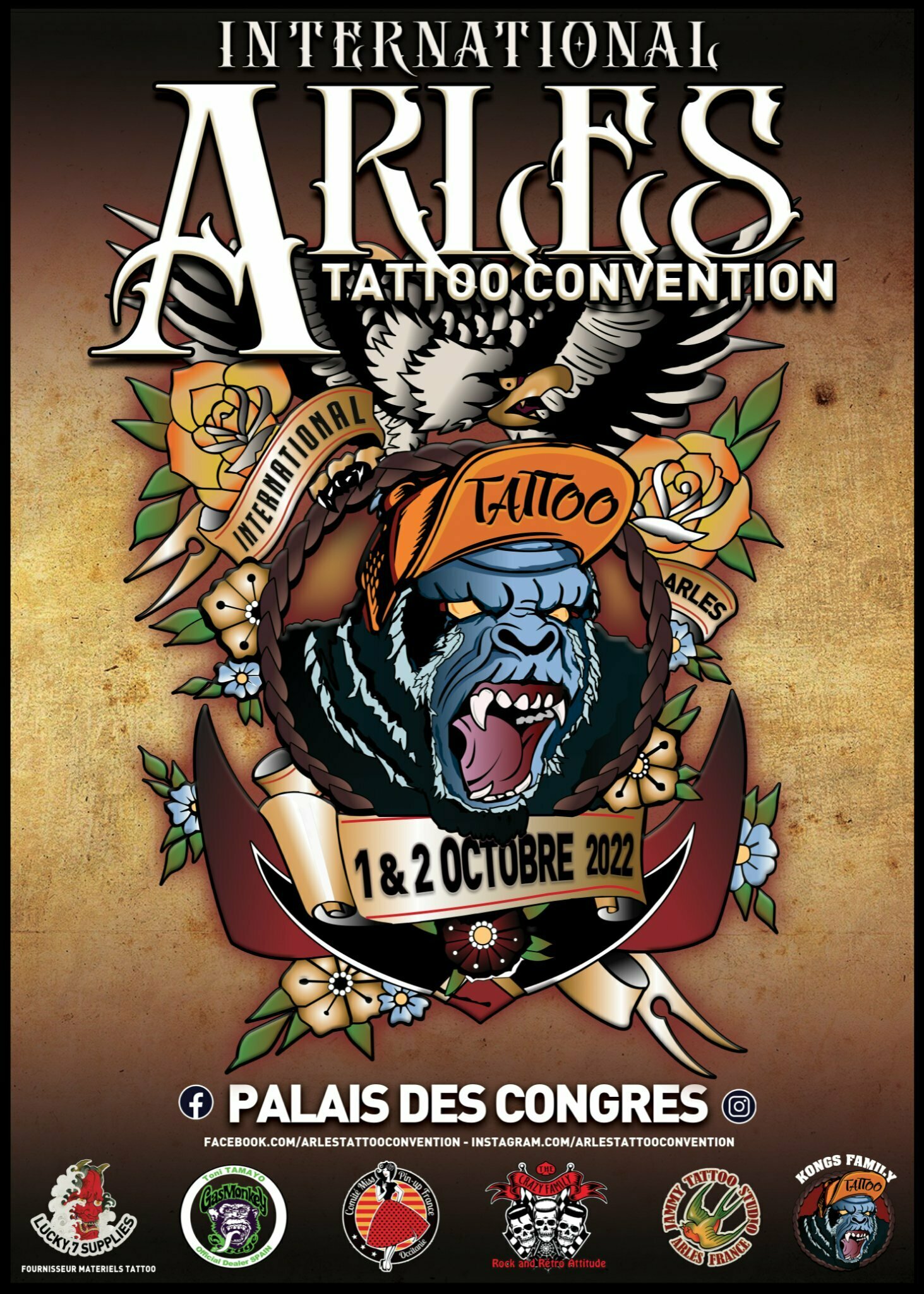 Nombreux stands, animations, Food trucks, tatoueurs...