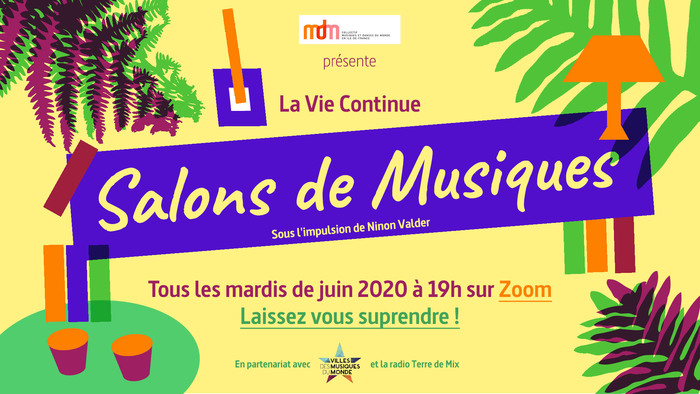 Salons de Musiques gratuits sur Zoom !