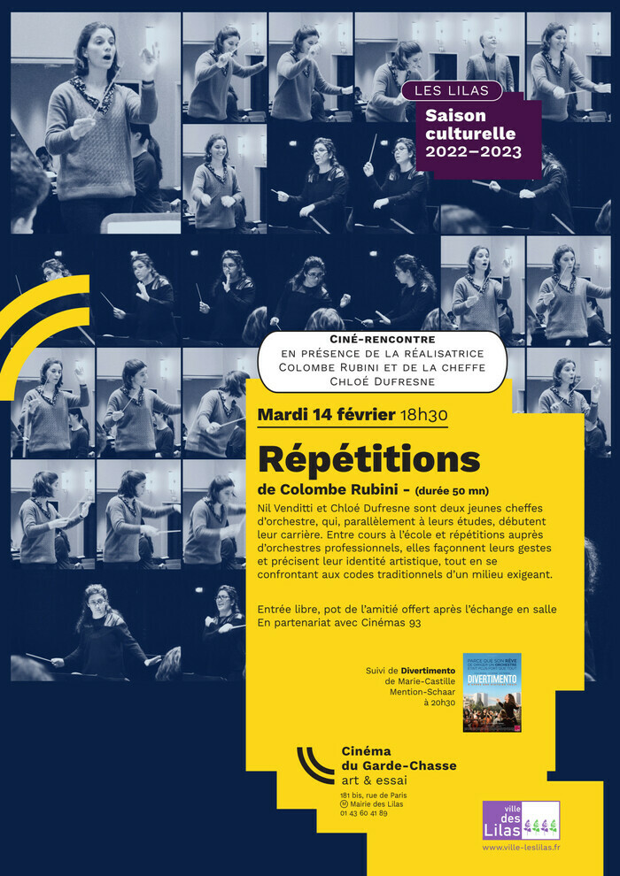 CinéRencontre Chef.fe d'orchestre au Théâtre du GardeChasse CinéRencontre Chef.fe d'orchestre au Théâtre du GardeChasse