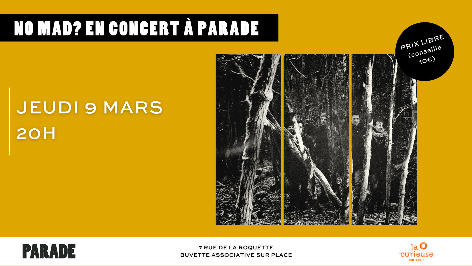 Concert à la bougie à Parade