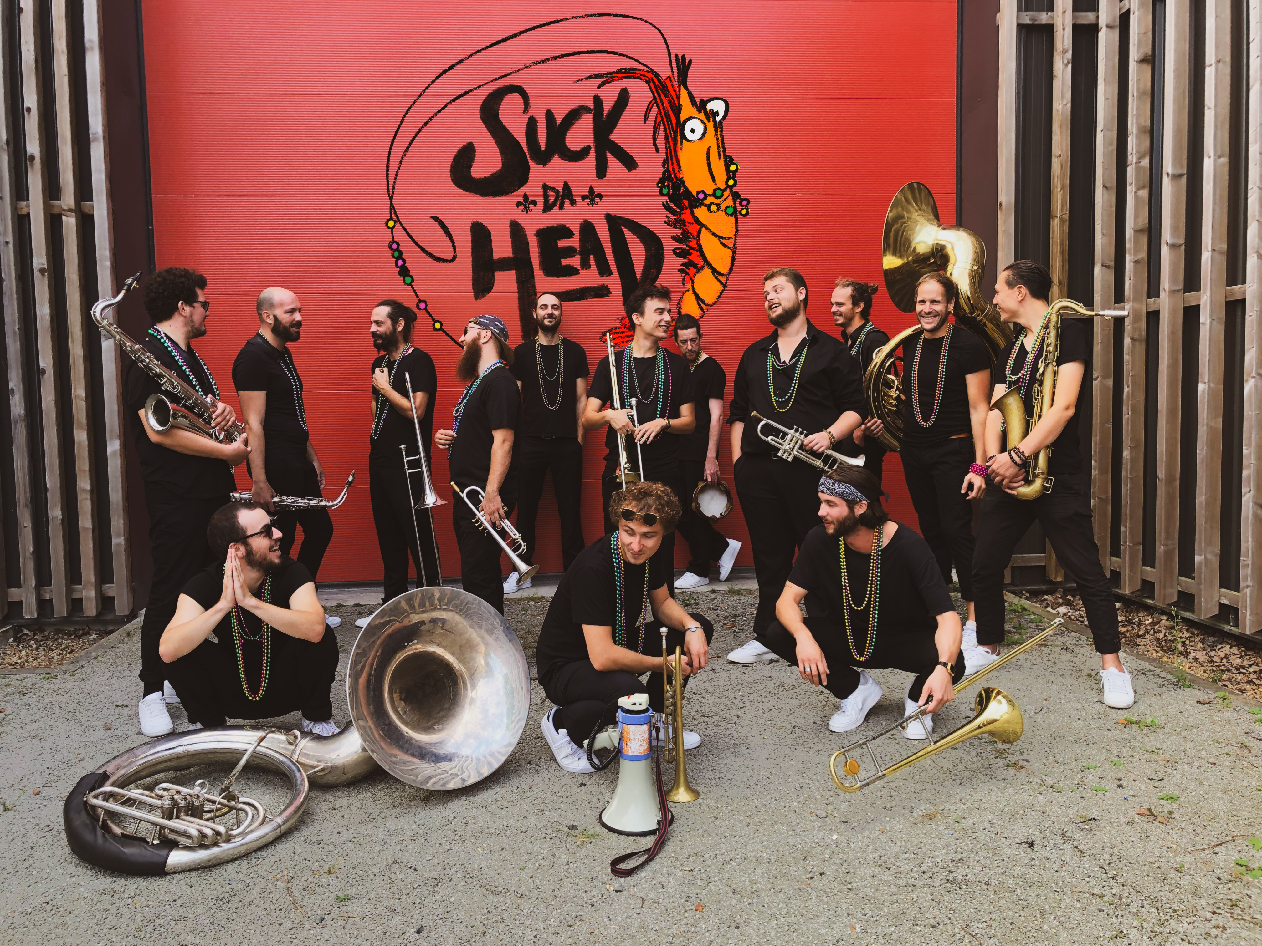 SUCK DA HEAD "Brass band second line"
