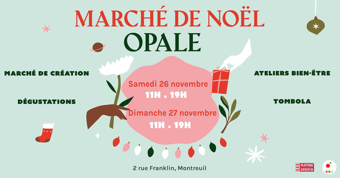 Marché de Noël Opale // 26 et 27 novembre