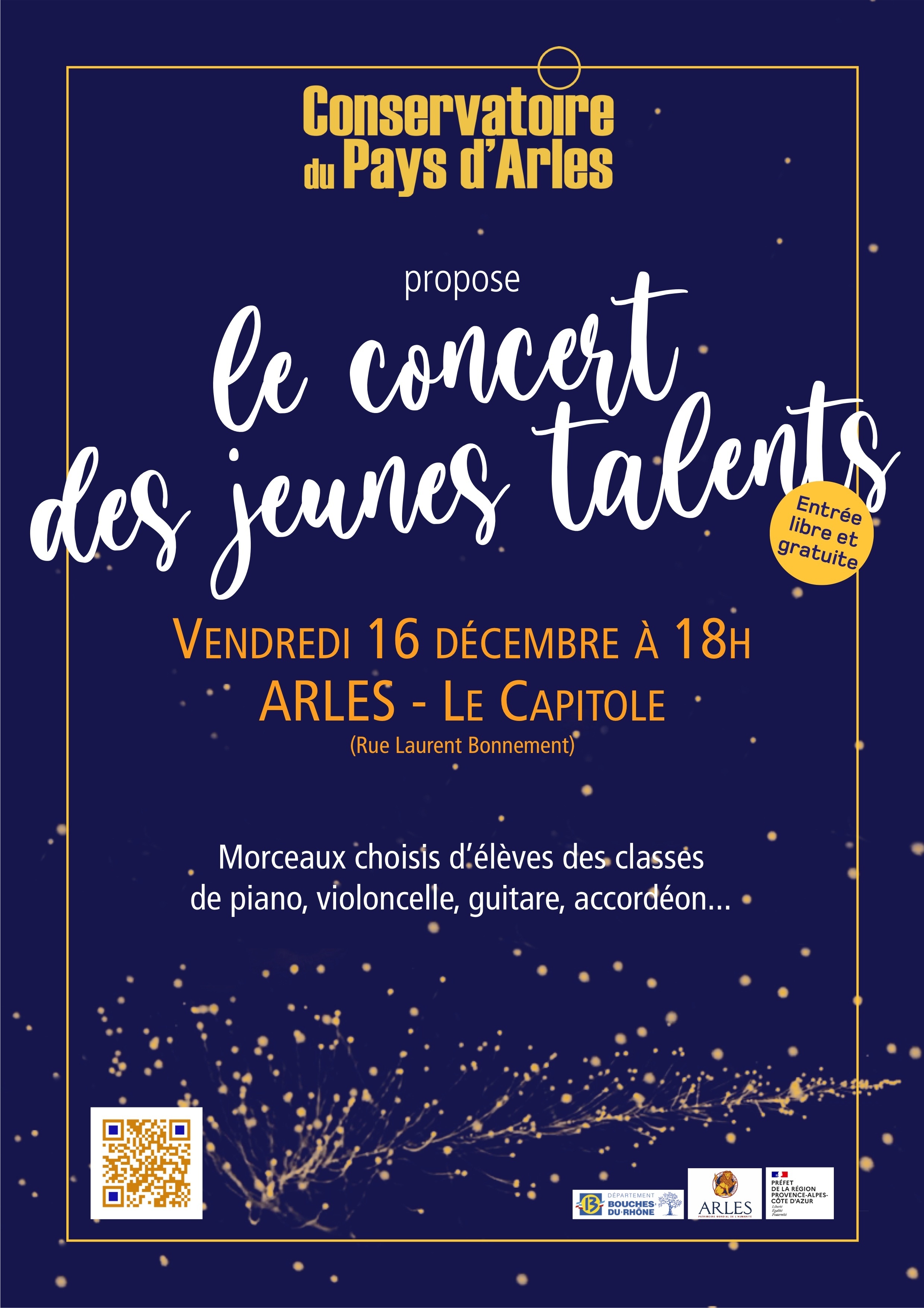 Morceaux choisis d’élèves des classes de piano, violoncelle, guitare, accordéon...