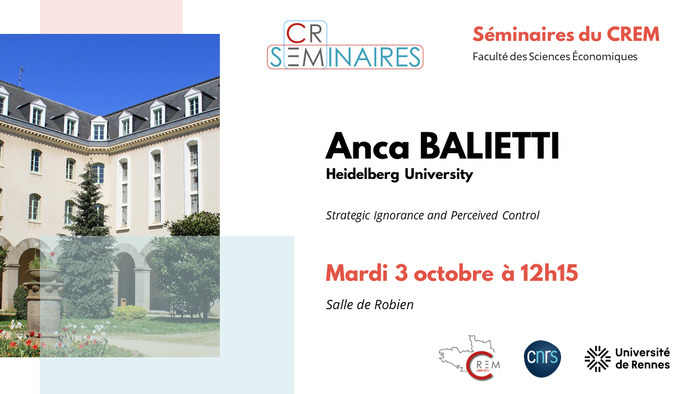 Présentation de  Anca Balietti (Heidelberg University)