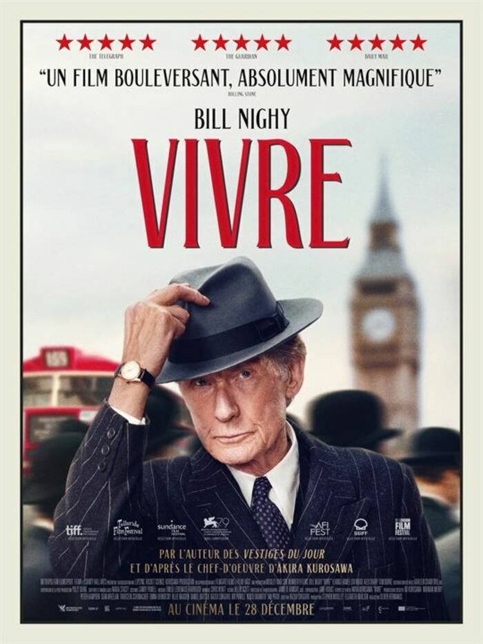 DRAME DE OLIVER HERMANUS
AVEC BILL NIGHY… GRANDE-BRETAGNE - 2022 - 1H42 - VOST