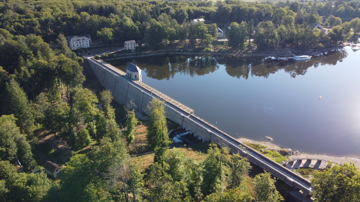 Visite de chantier : barrage des Settons