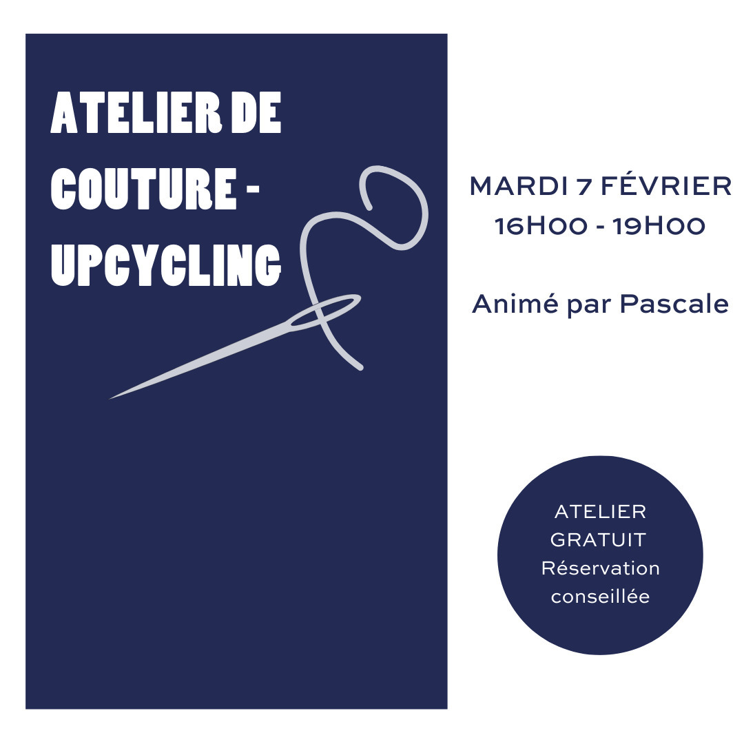 Rencontre, couture, upcycling et bonne ambiance !